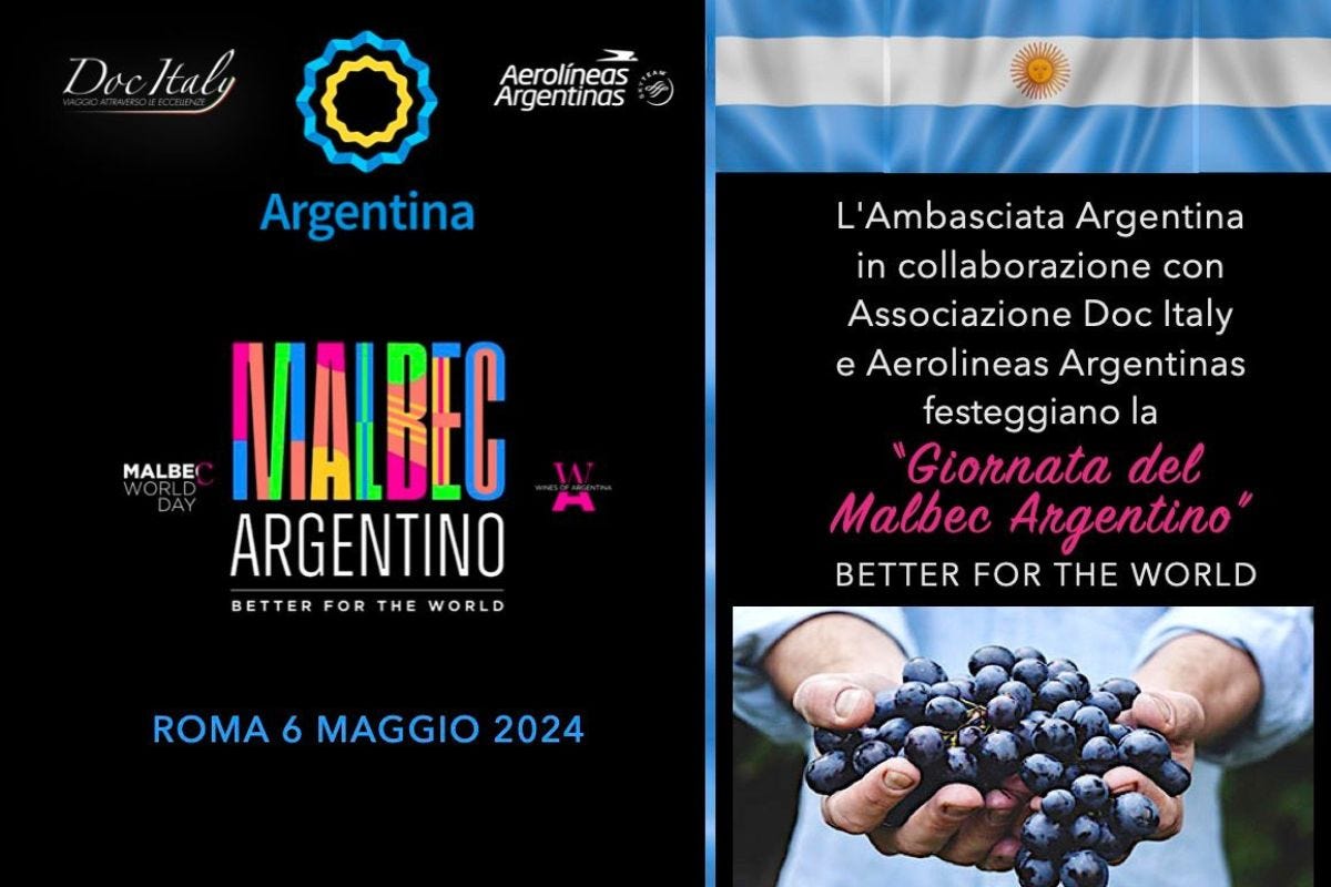 La cucina italiana incontra il vino argentino: a Roma l’evento per il Malbec day