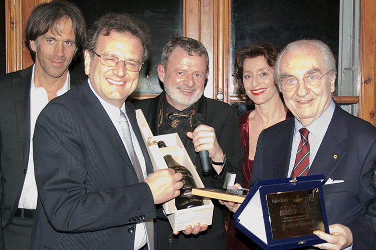 La consegna dell'award di Italia a Tavola, Firenze 2013 (In 50 scatti la vita e l'arte di Marchesi)