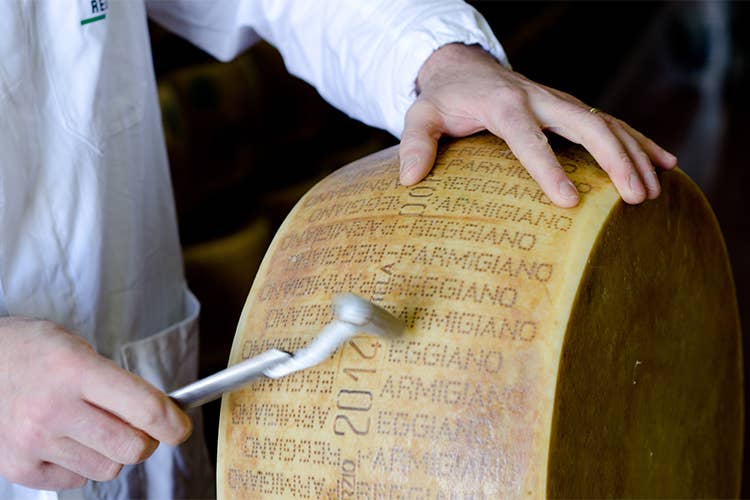 (La Piazza dei Caseifici del Parmigiano Reggiano)