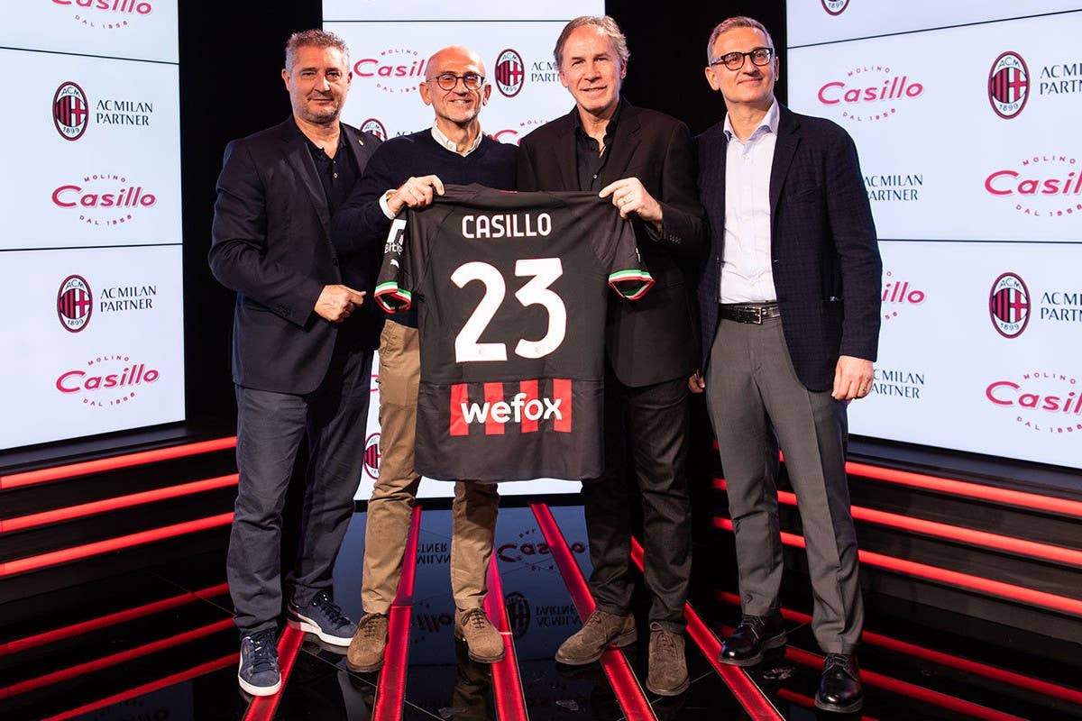 Molino Casillo diventa partner del Milan a San Siro nascerà una bakery dell'azienda