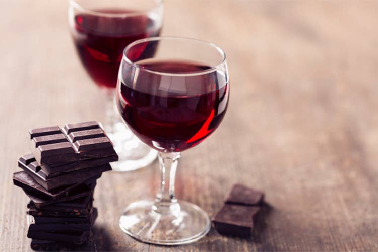 (Vino e cioccolato per un San Valentino gourmet)