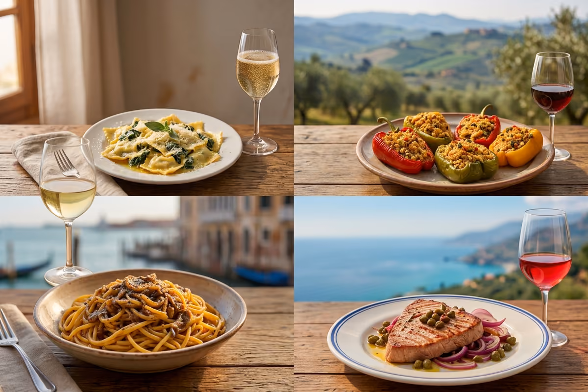 Sant'Elena, cosa si mangia: quattro piatti tipici e i vini da abbinare