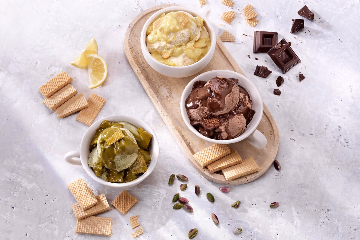 Cialda, non più solo per il cono: è sempre più presente nei dessert freddi