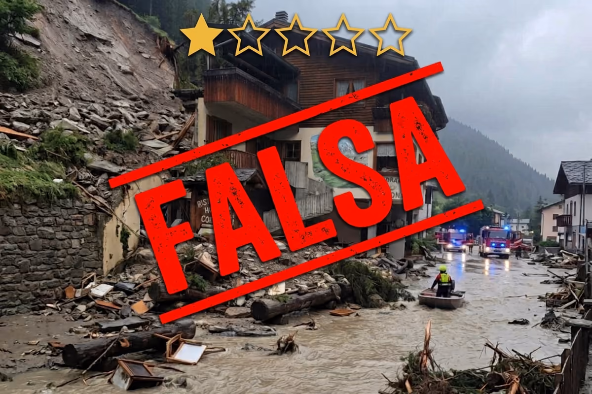 La frana non c’è, la recensione negativa sì: vittima l’Hotel Corona di Branzi