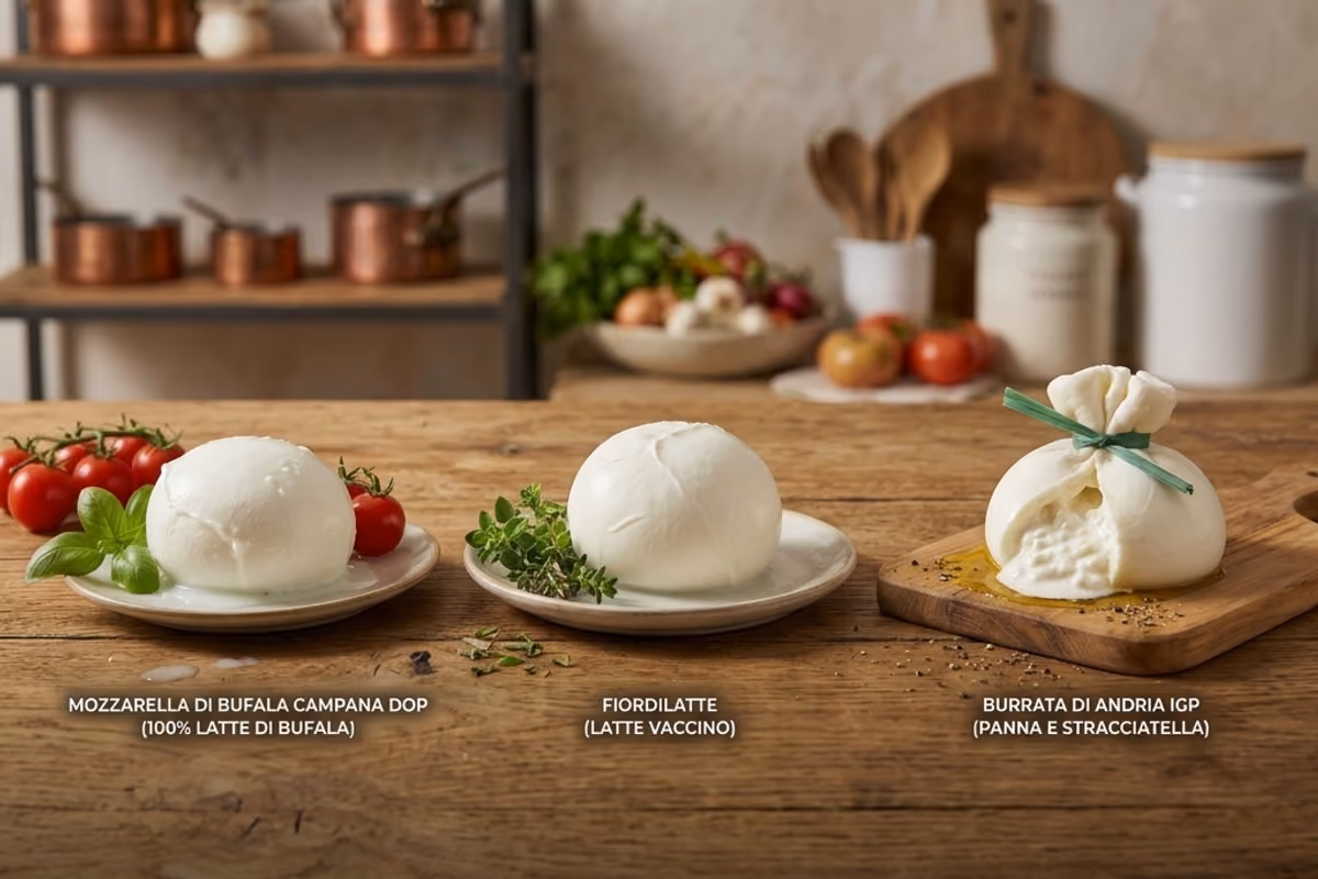 Basta rivalità tra Puglia e Campania: bufala, fiordilatte e burrata sono prodotti diversi