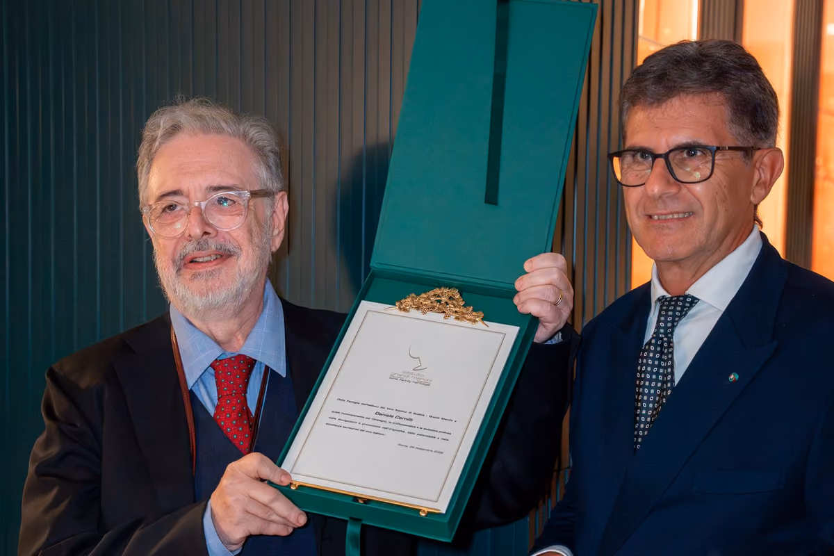 Daniele Cernilli premiato dall'Istituto Grandi Marchi: è il primo italiano