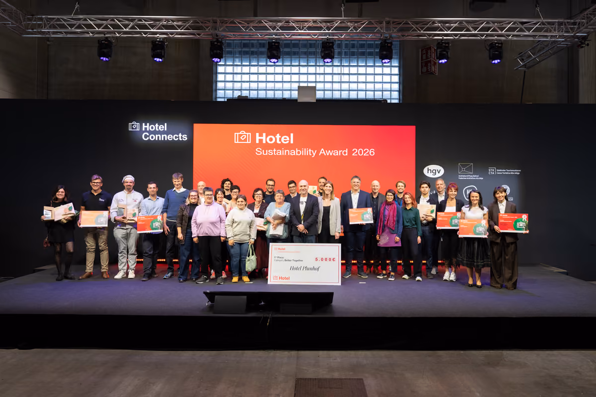Dalle pantofole di mela al pane “solare”: i vincitori degli Hotel Sustainability Award