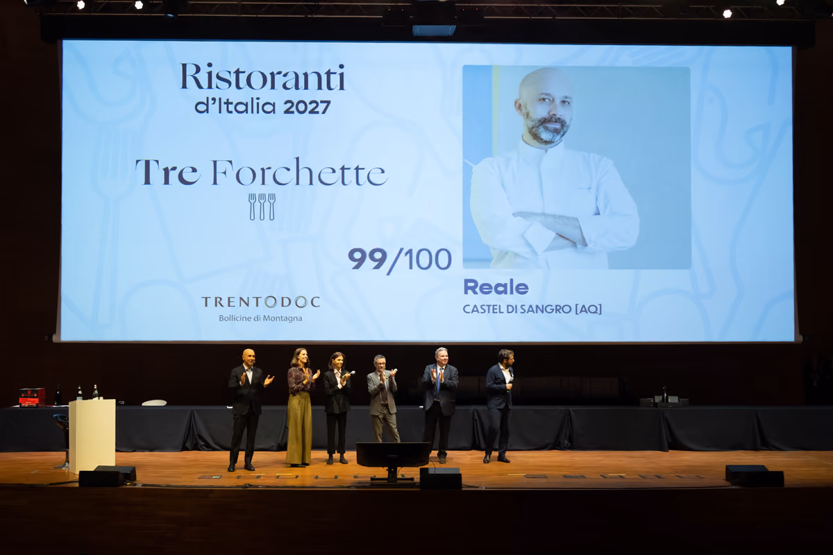 Tre Forchette, Reale primo con 99 punti: Romito davanti a Bottura e Crippa