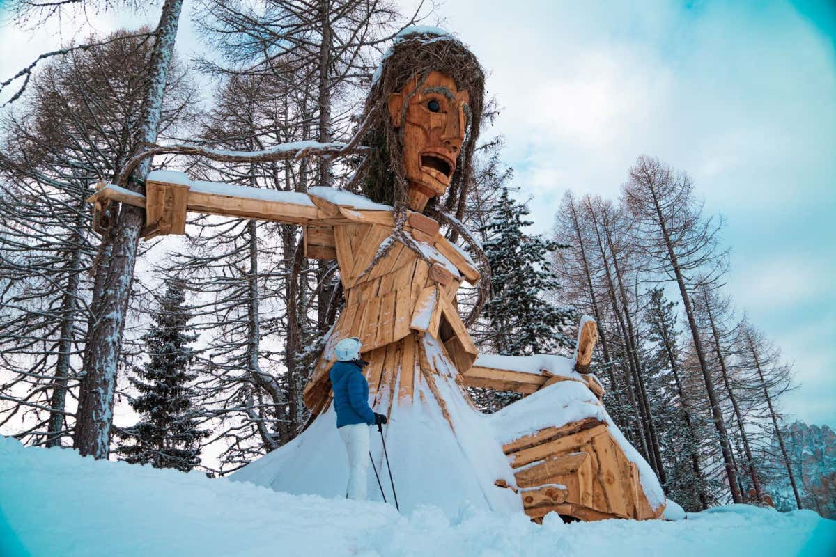 Impara l’arte sulla neve: al Buffaure si scia tra opere di landart