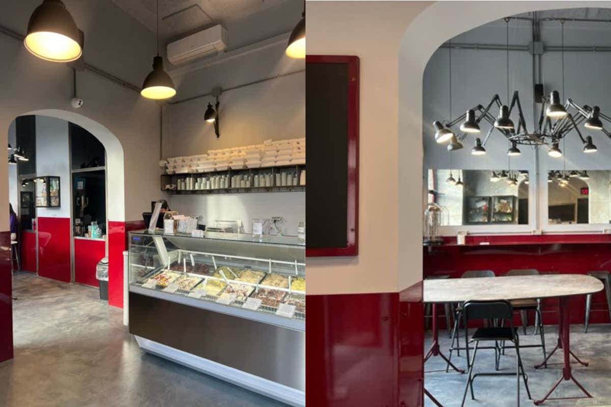 La Gelateria Neve di Latte riapre la sua sede storica a Roma con un nuovo look