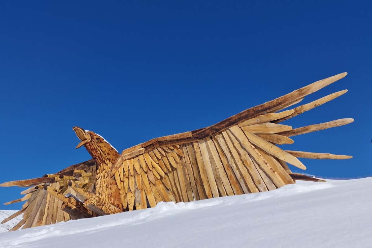 Impara l’arte sulla neve: al Buffaure si scia tra opere di landart