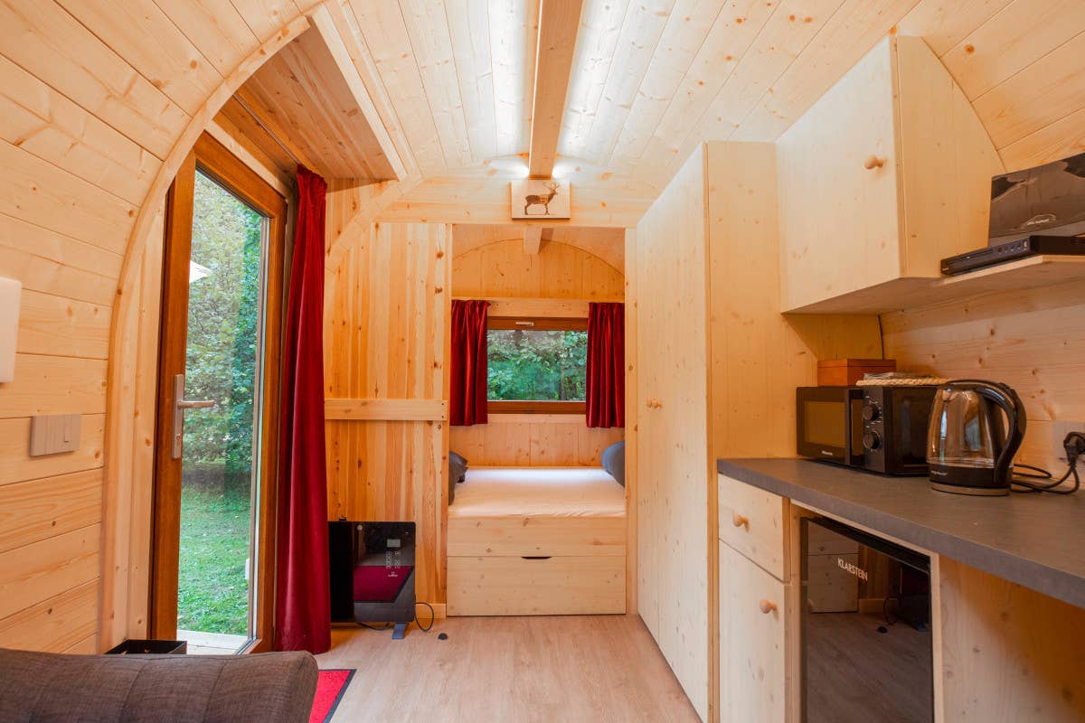 Camping Presanella Chalet, a Temù il glamping chic a misura di bambini