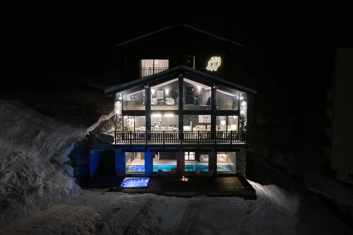 Sogni una casa in montagna? Tutti i lussi dello “Chalet Il Gufo” di Cervinia