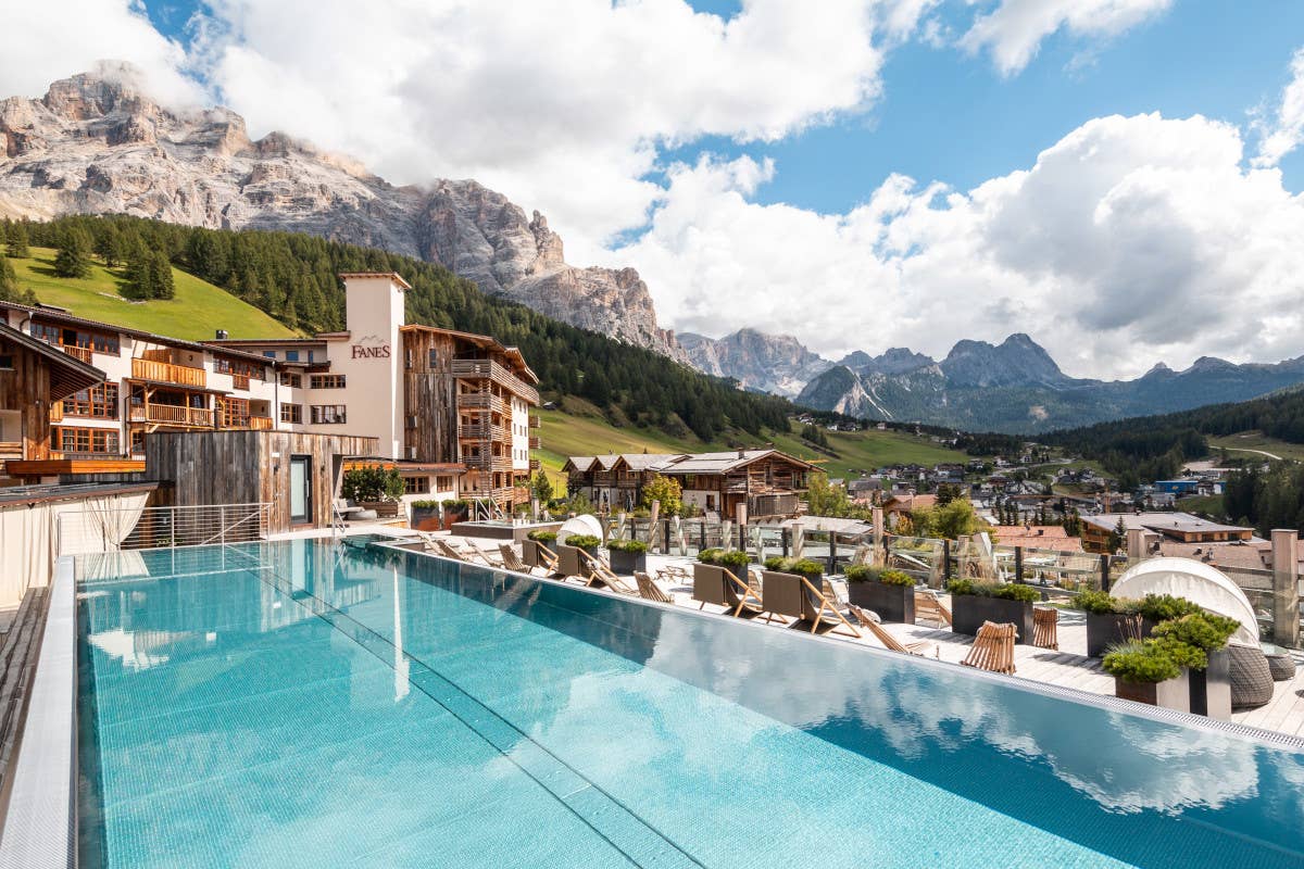 Da antico maso ad albergo 5 stelle: come è cambiato il Dolomiti Wellness Hotel Fanes