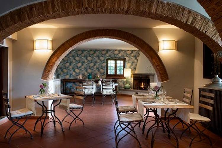 Il ristorante è stato ricavato all’interno di Borgo I Vicelli (Andrea Perini, chef dell'olio evo La Toscana rurale nei suoi piatti)