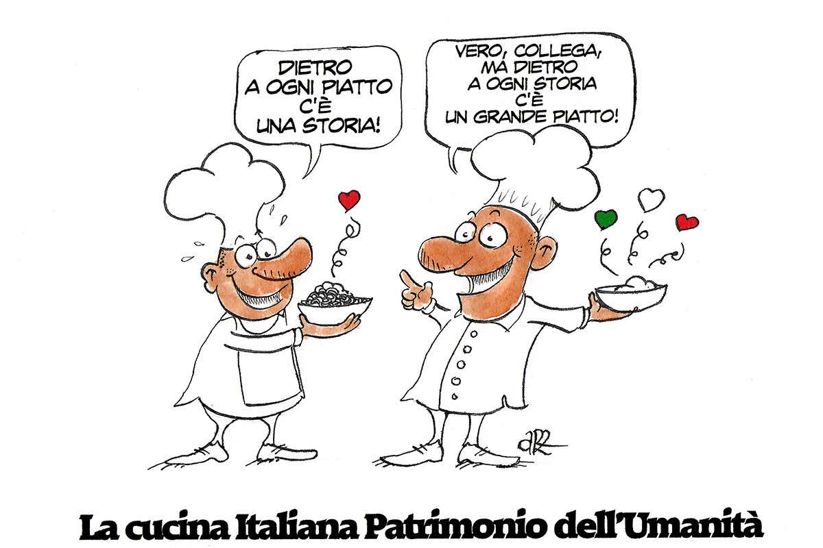 34 vignette per celebrare la Cucina Italiana Patrimonio Unesco