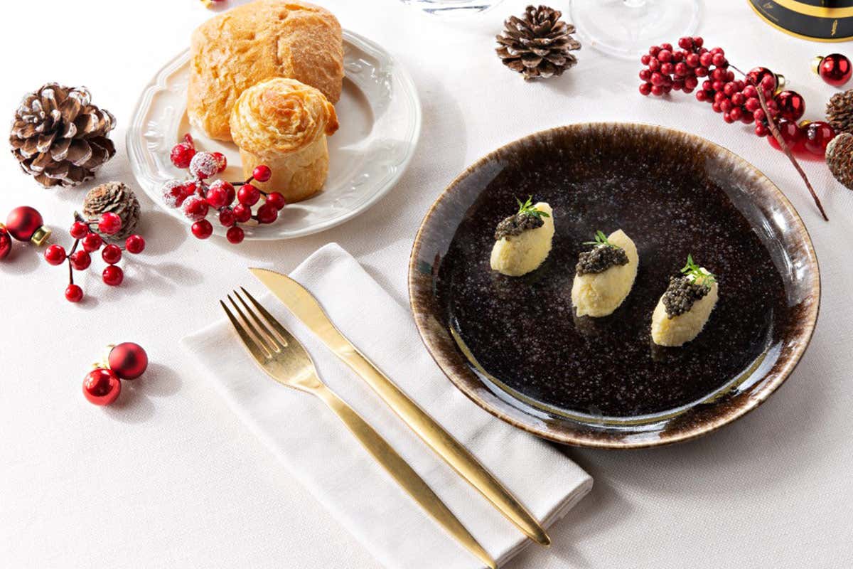 Baccalà mantecato e Calvisius Baccalà mantecato e Calvisius Baccalà mantecato e Calvisius Baccalà mantecato e Calvisius