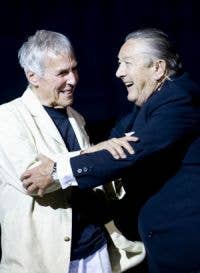 Burt Bacharach e Franco Ziliani. Foto: Biatta