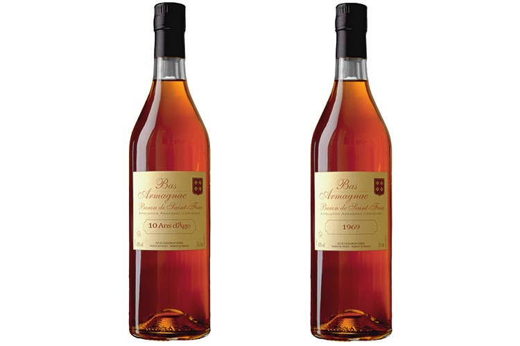 Bas Armagnac 10 Ans d’Age e Millésime 1969 (Baron de Saint Feux Savoir-faire ancestrale)