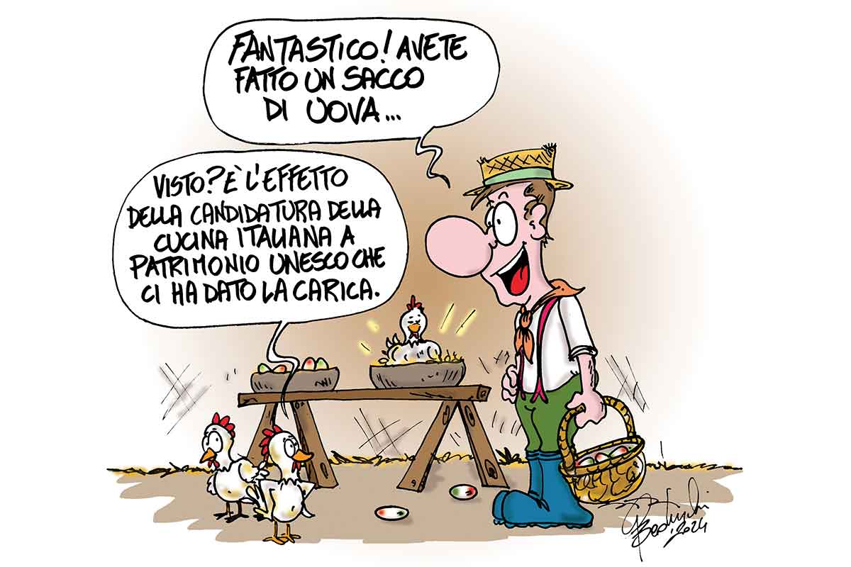 34 vignette per celebrare la Cucina Italiana Patrimonio Unesco