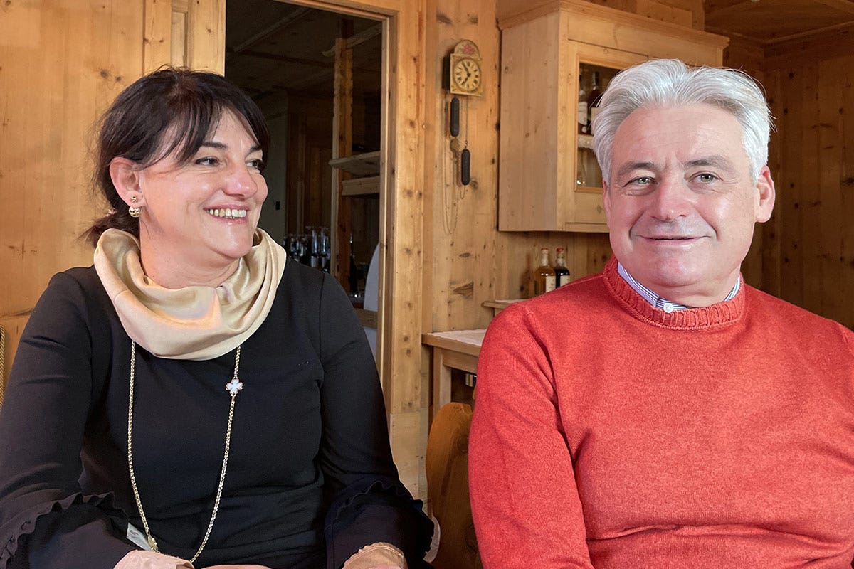 Bibiana Dirler e Maurizio Micheli Le ricette anticrisi dell'Hotel Tyrol: sicurezza, qualità e cucina