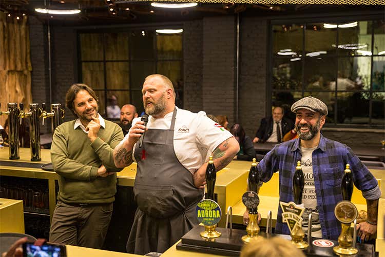 Leonardo Di Vincenzo, Gabriele Bonci e Alessandro Procoli - Birra del Borgo prende casa a Roma Abbinata ai piatti e ingrediente nei drink