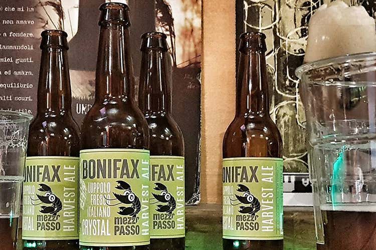 Alcune del birre del birrificio (Mezzopasso Una birra per ogni palato)