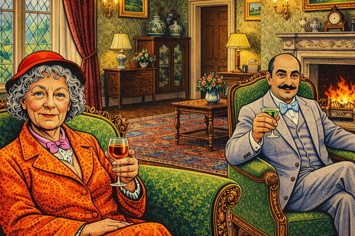 Delitti in un sorso: 50 anni senza Agatha Christie, tra indizi e misteri nel bicchiere