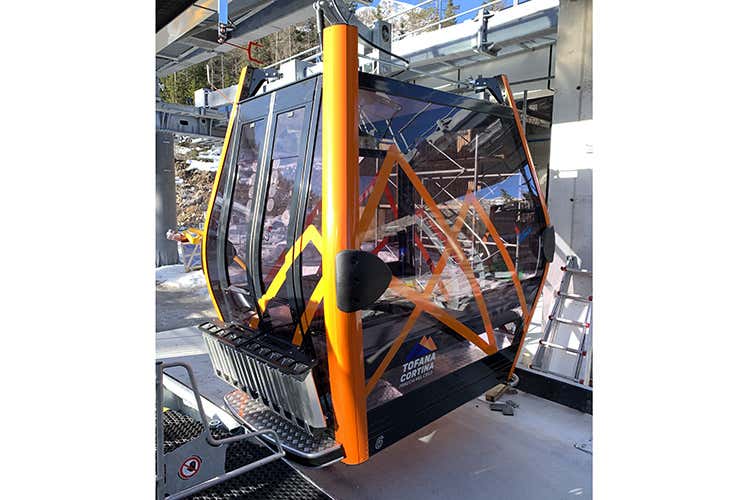 La cabinovia Tofana-Freccia del Cielo 