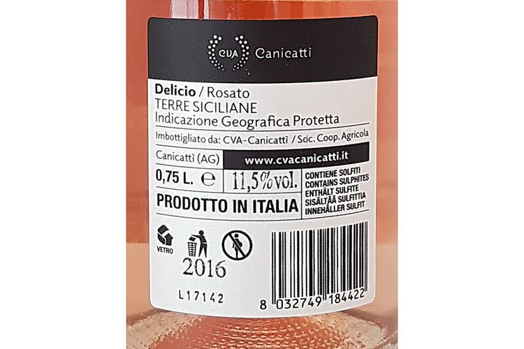 Delicio 2016 di Cva Canicattì Un rosato minerale ed equilibrato