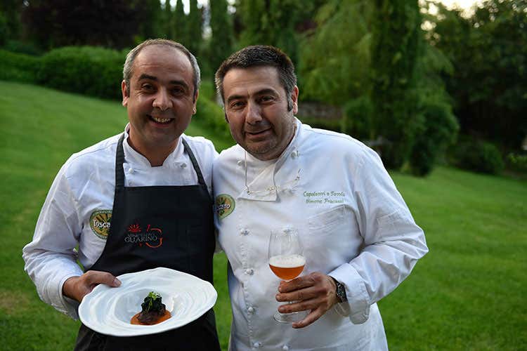 Vincenzo Guarino e Simone Fracassi - Dining with the stars Tavole gourmet al Castello di Spaltenna
