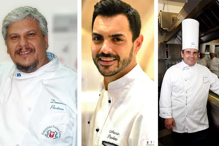 Domenico Privitera, Antonio Paolino e Fabio Tacchella