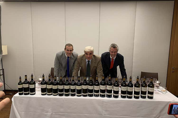 Amedeo, Antonio e Alberto Moretti Cuseri Oreno festeggia le sue prime venti annate