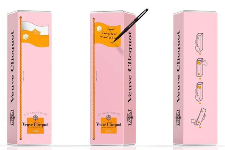 Flag e Clicq'Call, novit&agrave; per Veuve Clicquot  Stesso gusto, a fare la differenza &egrave; il gesto