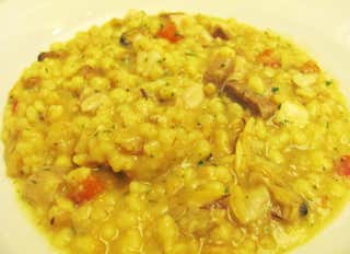 Fregola Eticalimenta artigianale in zuppa di pesce