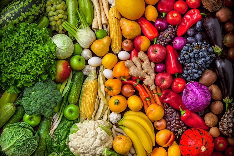 (Frutta e verdura con il diabete Si consiglia un consumo fuori dai pasti)