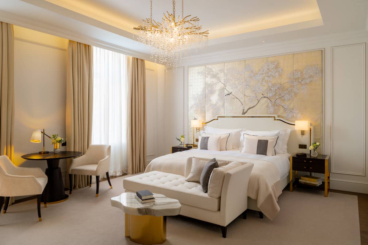 Suite di lusso con vista Bucarest al Corinthia Grand Hotel du Boulevard