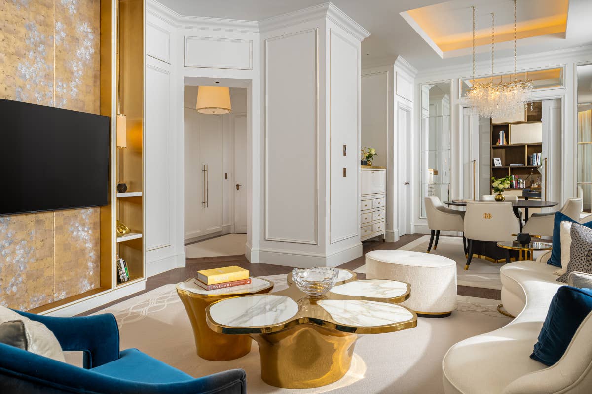 Suite di lusso con vista Bucarest al Corinthia Grand Hotel du Boulevard