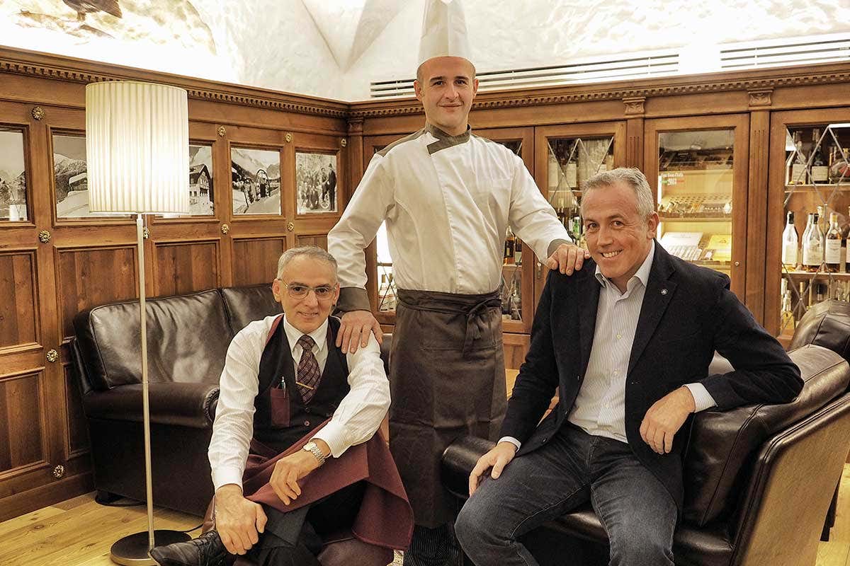 Da sinistra, Giuseppe Greco, Sabino Fortunato e Marco Mas&egrave; Gallo Cedrone