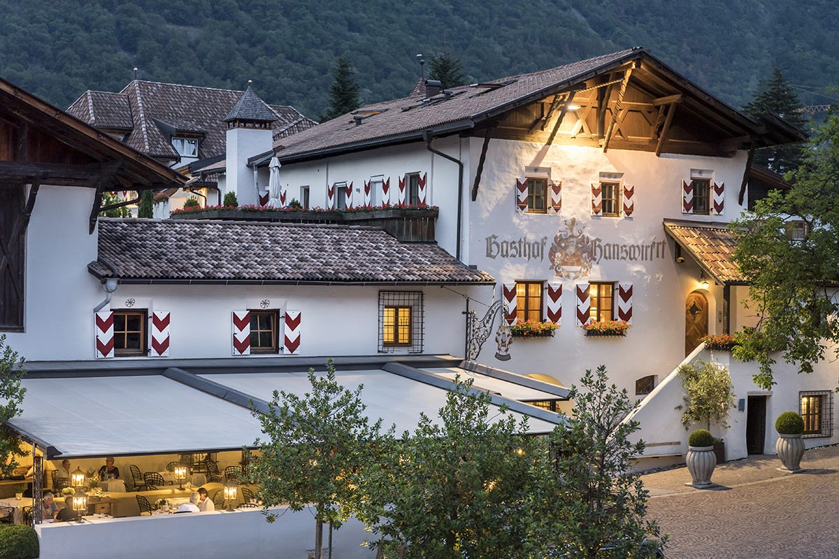 Il ristorante fa parte delle locande originali dell’Alto Adige  