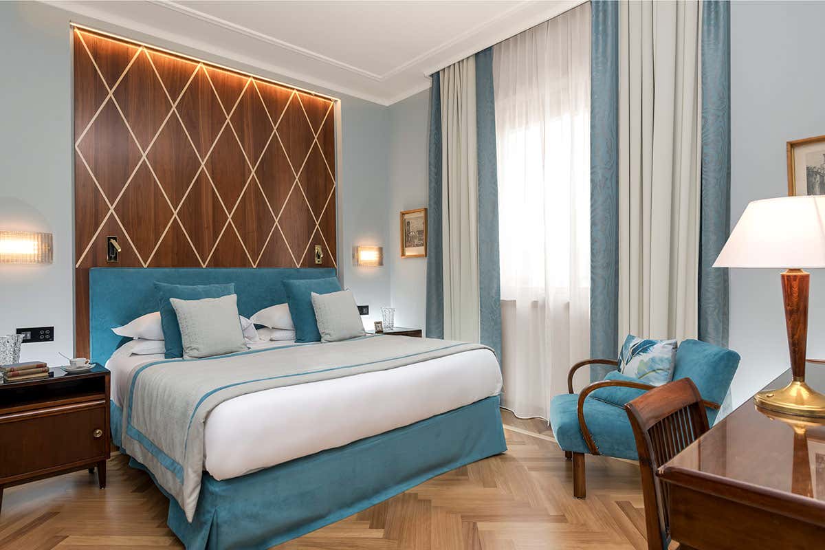 Una camera dell'Hotel Mediterraneo Il fascino senza tempo dei Bettoja Hotels