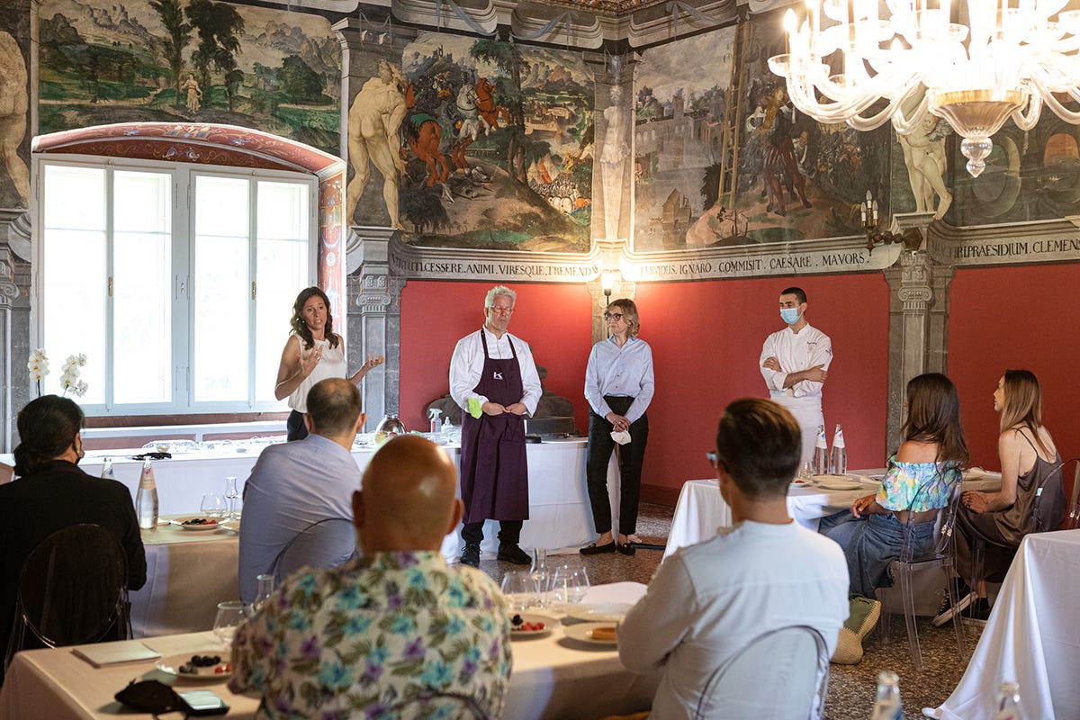 Camilla Lunelli, Ernst e Frau Knam, Chef Fumagalli durante la masterclass