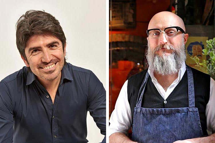 Paolo Albano e Paolo Chiari (Lalimentari, un secolo di tradizione dove design e cucina dialogano fra loro)