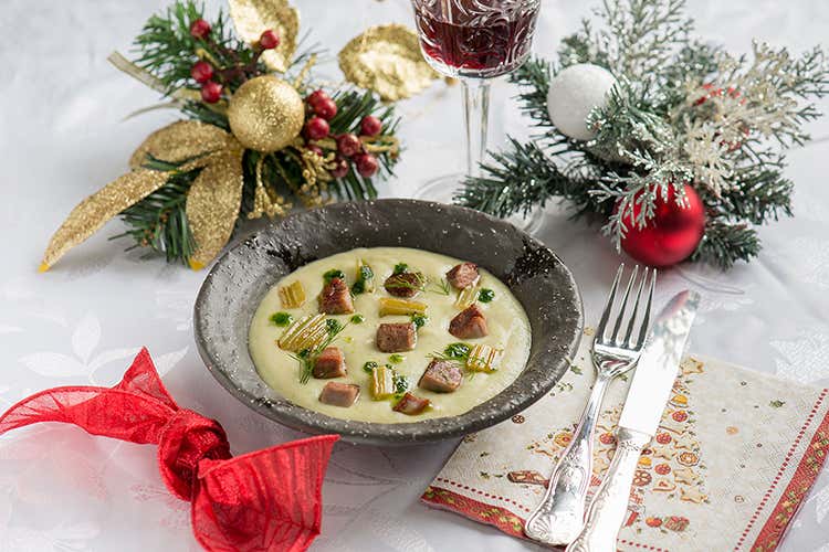 Lingua di vitello con crema di cardi, un secondo che conquista