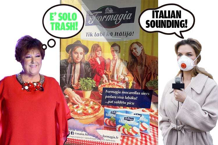 Italian sounding o spot trash?