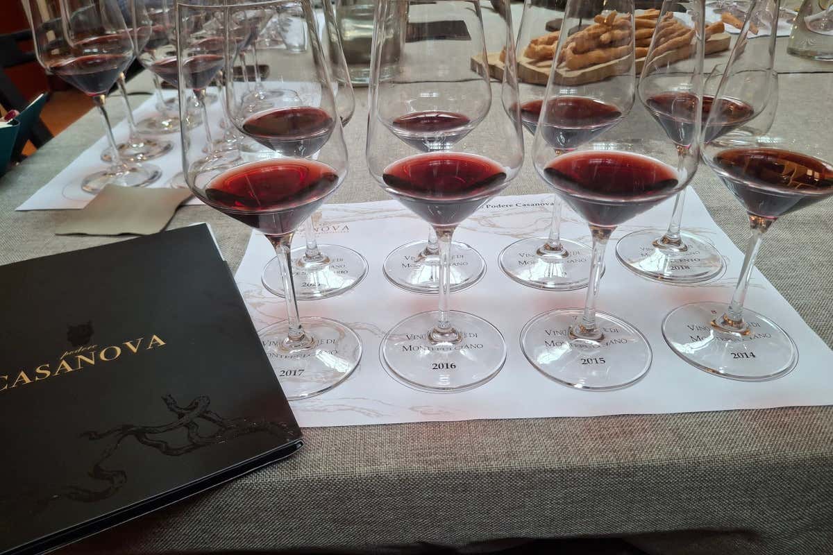 Podere Casanova a Milano: otto annate di Vino Nobile di Montepulciano in verticale