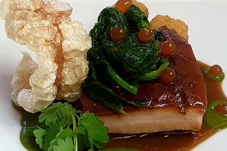 Un piatto "cubista" firmato Paolo Gramaglia - Il Maialino del President