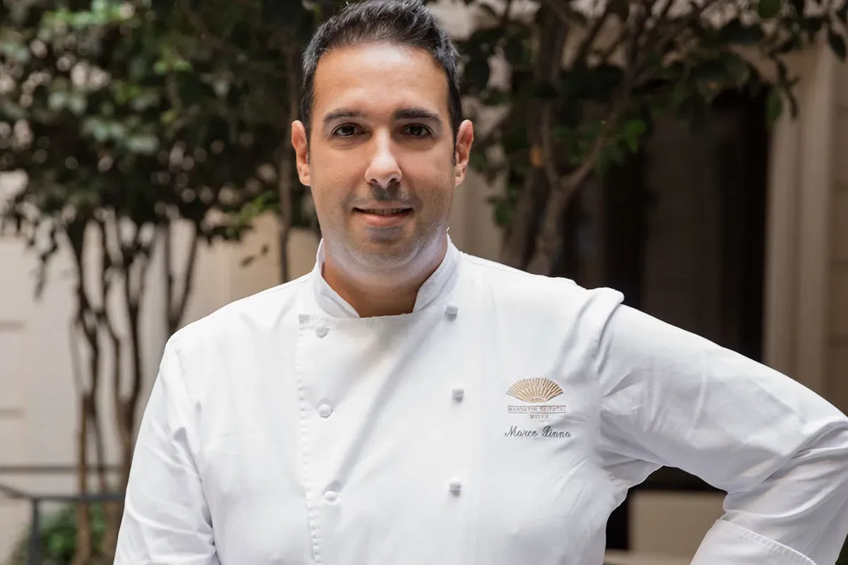 Marco Pinna è il pastry chef di Mandarin Garden Mandarin Garden un menu e un nuovo cocktail per celebrare la primavera