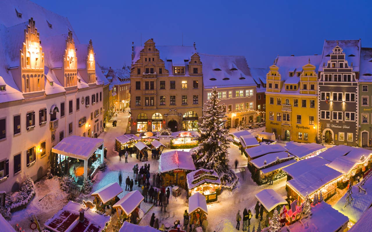 Mercatino di Natale nel centro storico di Meissen Foto: Sylvio Dittricht Il Natale più autentico? In Sassonia, tra città, borghi e castelli