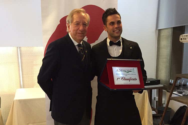 Osvaldo Baroncelli e Davide D&rsquo;Alterio - Miglior Sommelier della Toscana 2017 Quest'anno il titolo a Davide D'Alterio